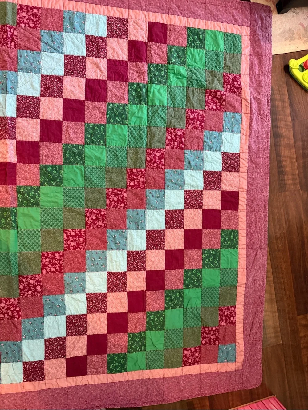 Vintage Handmade Patchwork Quilt